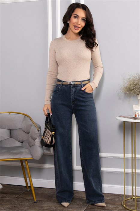 Джинсы Эшна (мокрый асфальт) Б14602-4М Б14602-4М