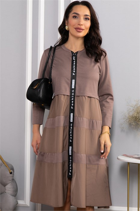 Платье Наири (какао) П14428-5М П14428-5М