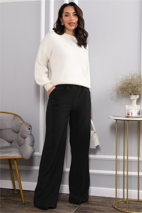 Брюки на резинке Бинори (черные) Б14405-30М Б14405-30М