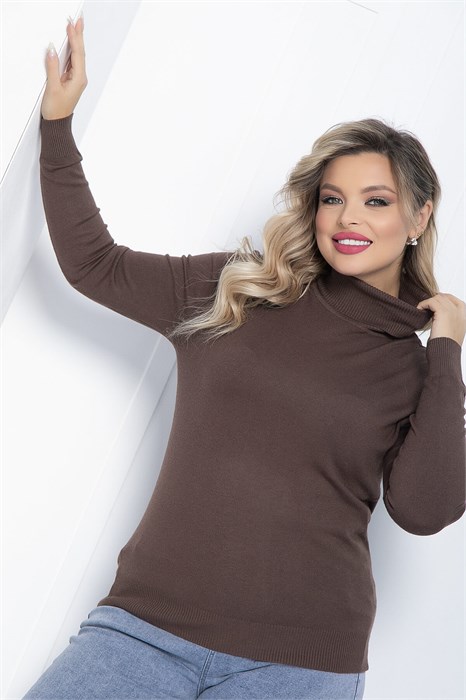 Водолазка Зимняя история (шоколад) Б14535-20М Б14535-20М