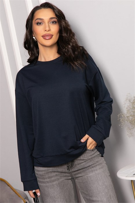 Свитшот Айрис (темно-синий) Б14568-25М Б14568-25М