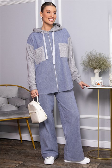 Костюм Лэрис (темно-голубой) К14501-50М К14501-50М