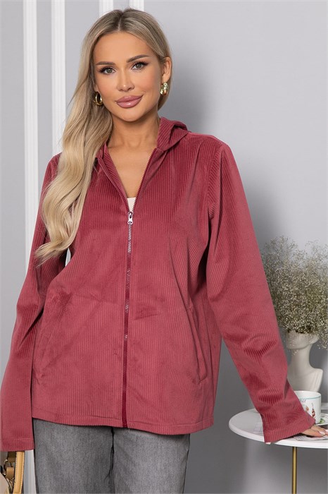 Толстовка из вельвета Нимара (чайная роза) Б14413-25М Б14413-25М - фото 450187