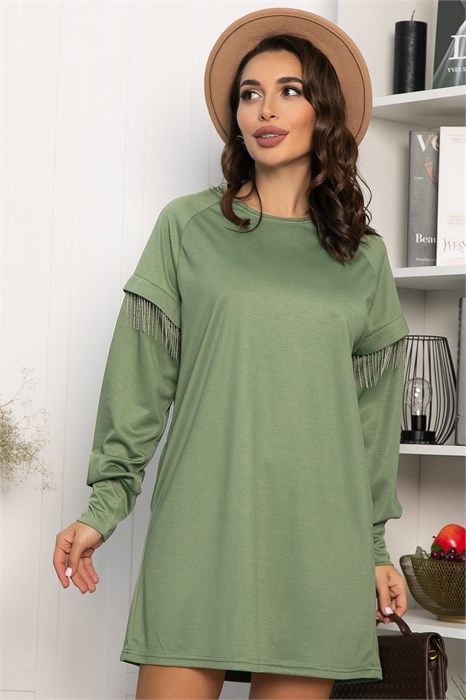 Платье Стелла (оливковое) П14230-5М П14230-5М