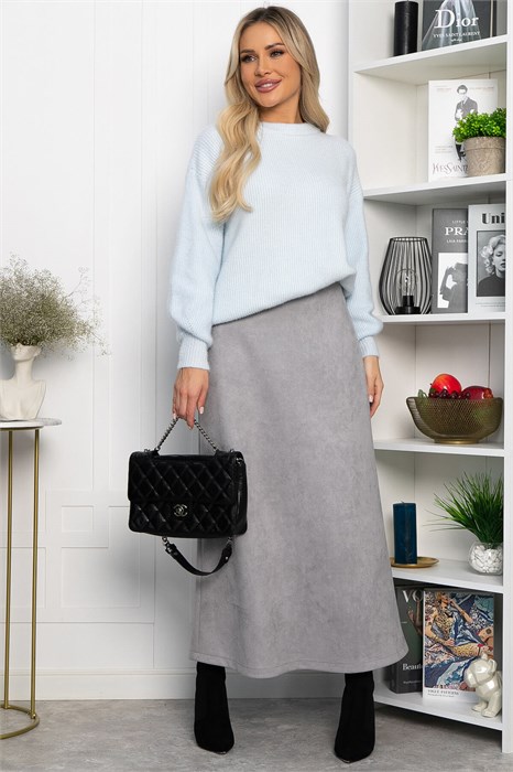 Юбка макси Алана (серая) Ю14255-6М Ю14255-6М
