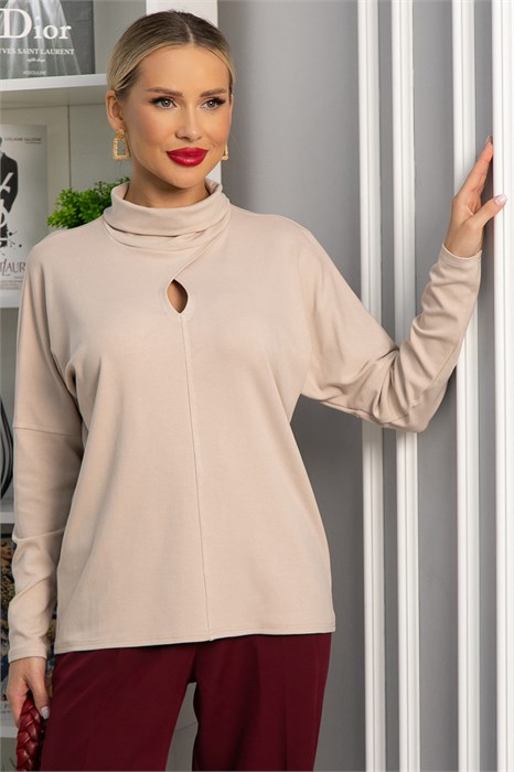 Джемпер Тринити (бежевый) Б14243-1М Б14243-1М