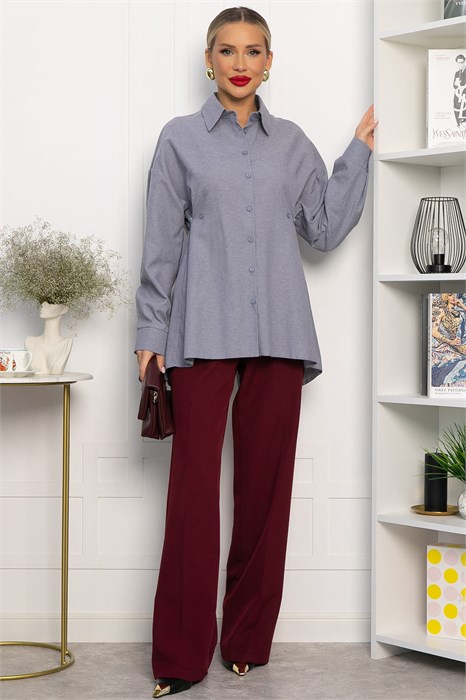 Рубашка Свободное падение (серая) Б14193-5М Б14193-5М