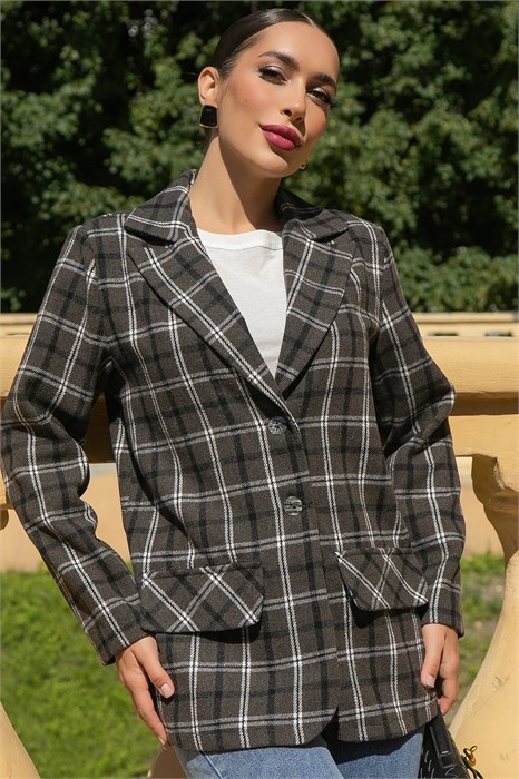 Пальто-пиджак Чендлер (серый) Б14156-7М Б14156-7М