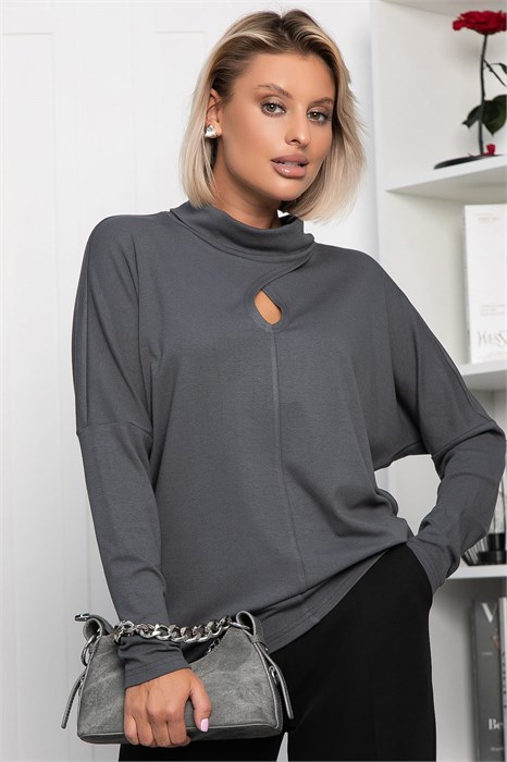 Джемпер Тринити (графит) Б14242-1М Б14242-1М