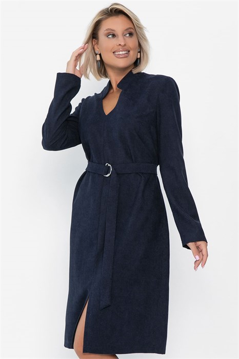 Платье Классическая грация (синее) П13664-19М П13664-19М