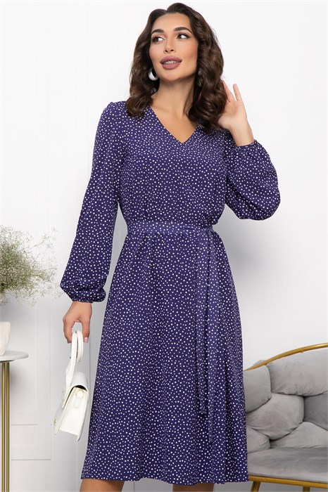 Платье Надежда (синее) П13564-19М П13564-19М