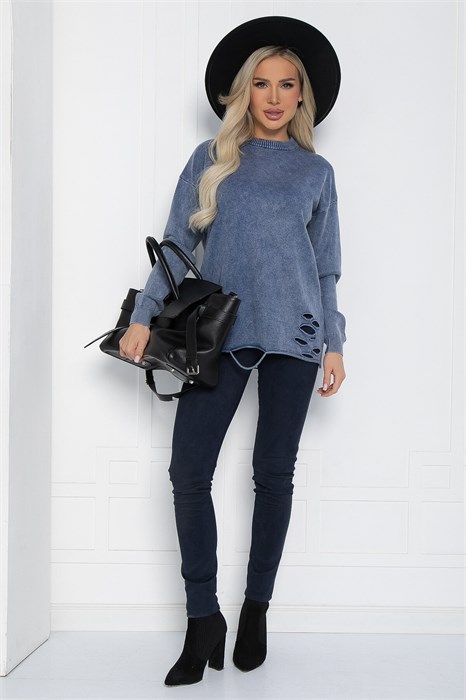 Свитшот Верена (джинс) Б14167-5М Б14167-5М - фото 452135