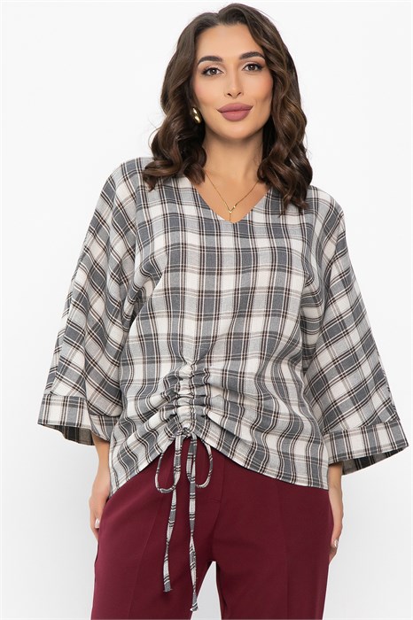 Блуза Ватсон (серая) Б14151-12М Б14151-12М