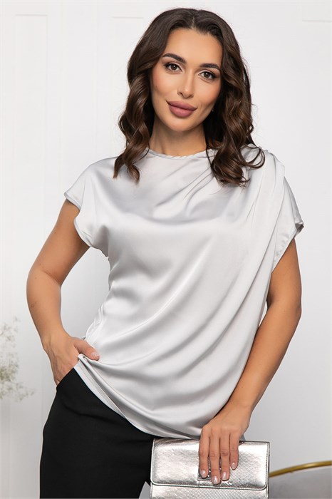 Блуза Маркиза (серая) Б14147-30М Б14147-30М