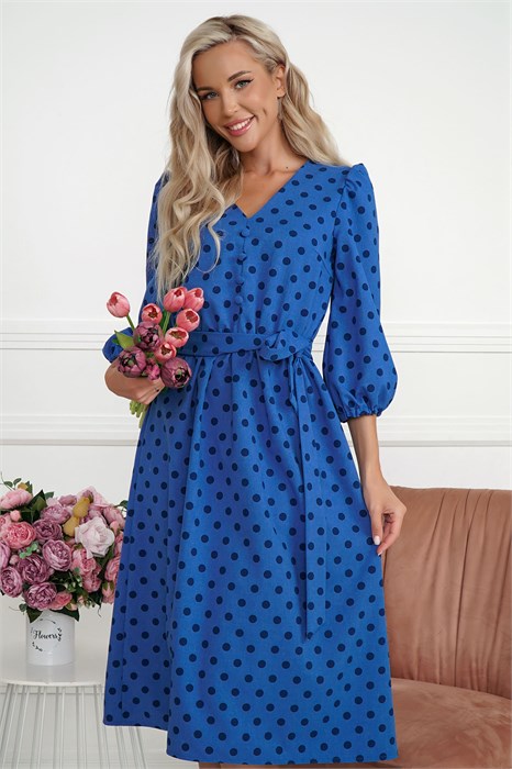 Платье Розетта (синее) П14115-45М П14115-45М