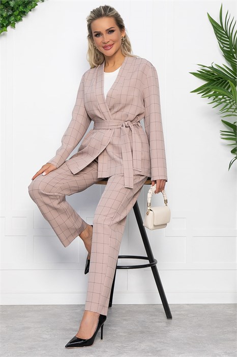 Костюм Поцелуй удачи (бежевый) К13542-1М К13542-1М