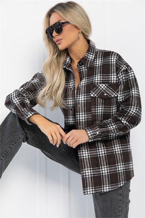 Рубашка Эклипс (коричневая) Б12990М Б12990М