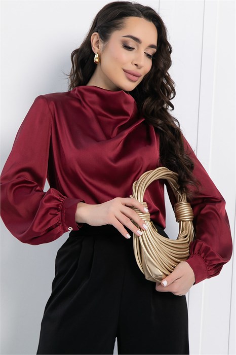 Блуза Магия успеха (бордо) Б12867-16М Б12867-16М