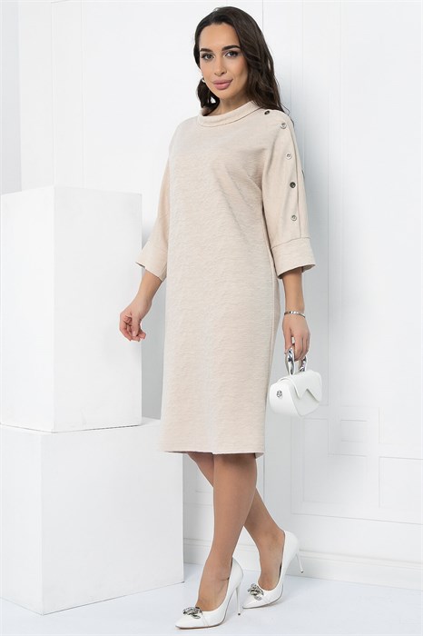 Платье Марьяна (светло-бежевое) П12806-4М П12806-4М