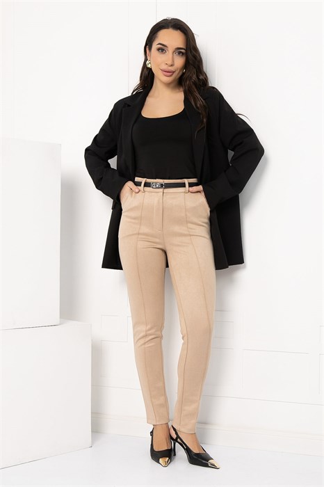 Брюки Тенденция стиля (бежевые) Б12753-13М Б12753-13М