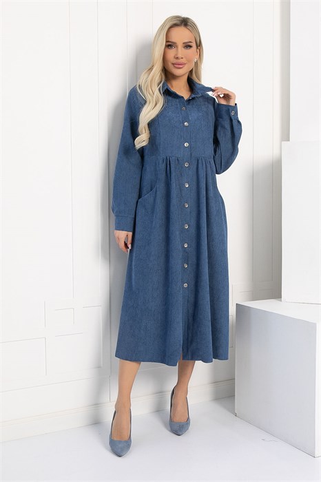 Платье Сабина (синее) П12657-4 П12657-4