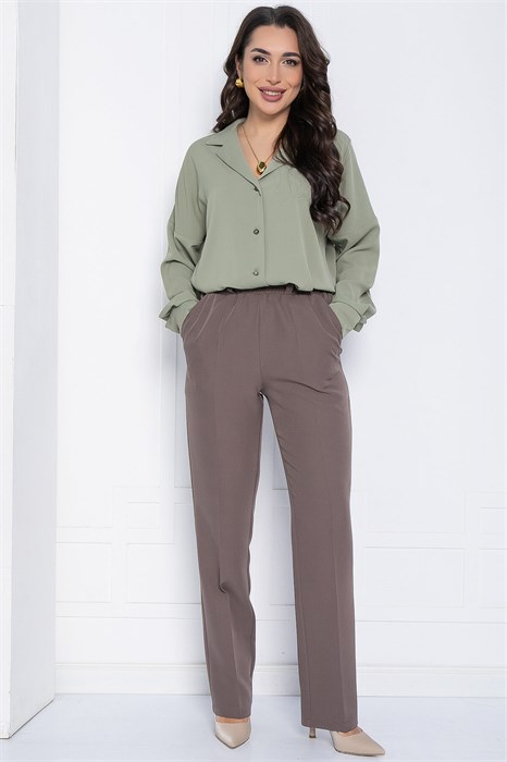 Брюки Эльда (капучино) Б12587-9 Б12587-9