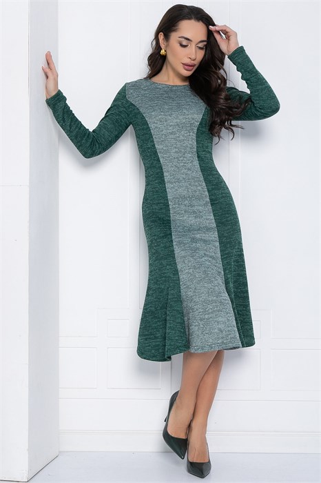 Платье Эйвери (зеленое) П12575-10 П12575-10