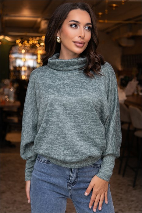 Джемпер Бернарда (мятный меланж) Б12490-8 Б12490-8