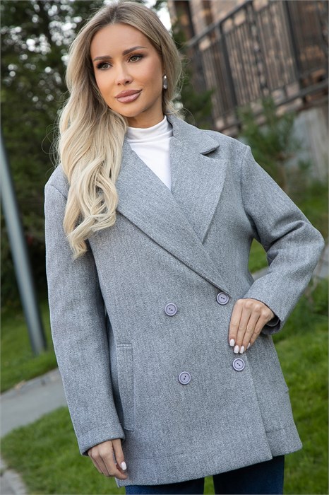 Пальто Я в теме (серое) Б12484-7 Б12484-7