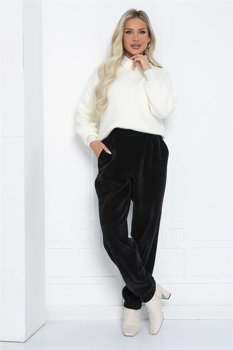 Брюки Кассандра (черные) Б12382-44 Б12382-44