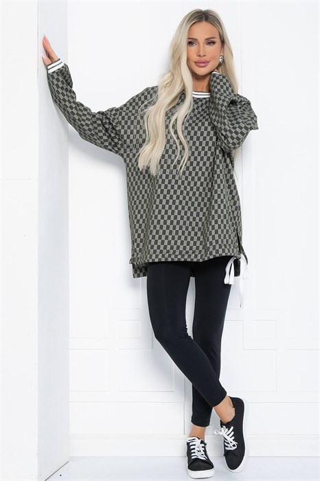 Свитшот Мания (хаки) Б12370-1 Б12370-1