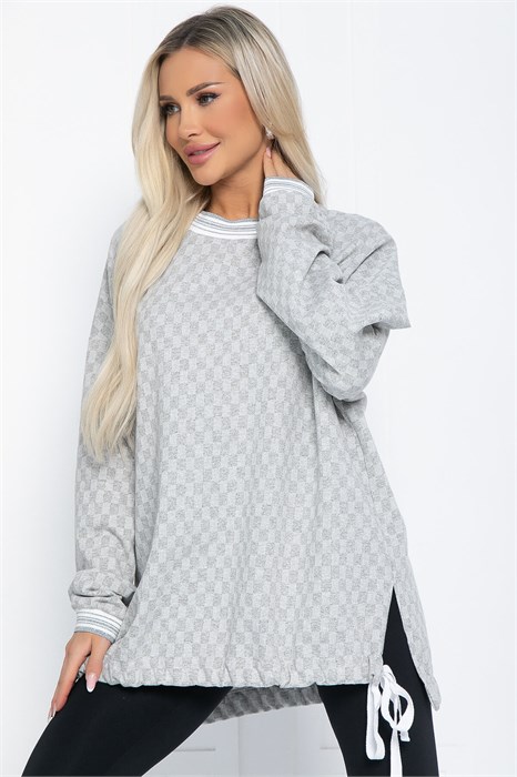 Свитшот Мания (серый) Б12369-1 Б12369-1