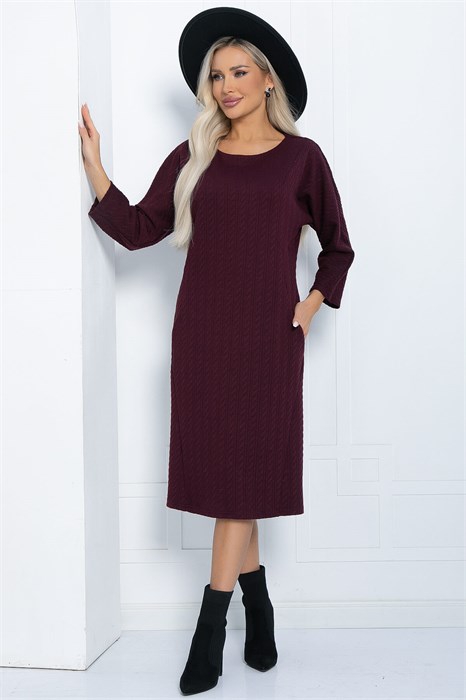 Платье Монами (сливовое) П12282-12 П12282-12