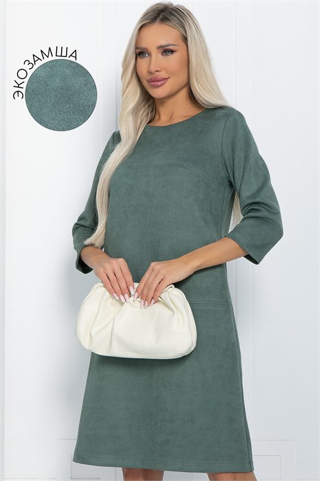 Платье Элегантная простота (полынь) П12241-6 П12241-6