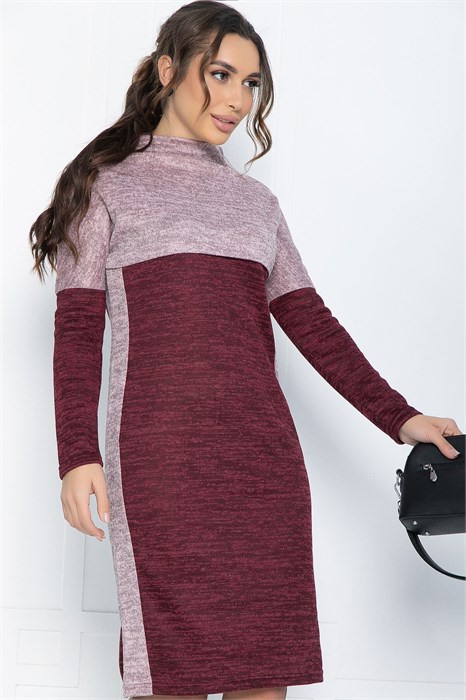 Платье Нарина (бордово-розовое) П12071 П12071