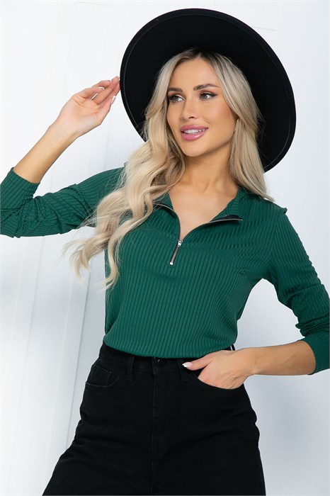 Блуза Линда (зеленая) Б11898 Б11898