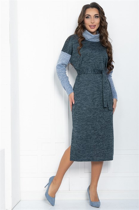 Платье Мишель (синее) П11804 П11804