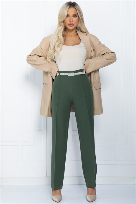 Брюки Найтли (серо-зеленые) Б11680 Б11680