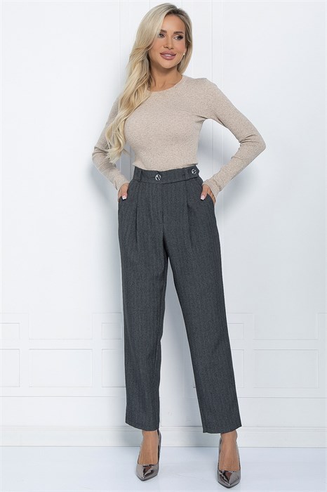 Брюки Счастливая встреча (серые) Б11437 Б11437