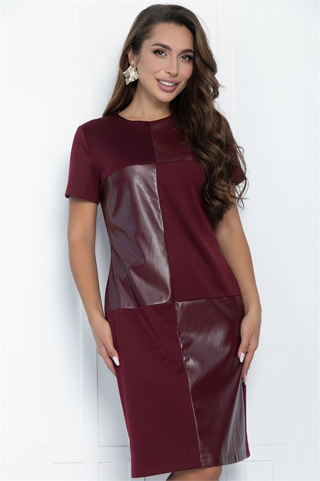 Платье Мемфис (бордовое) П11242 П11242