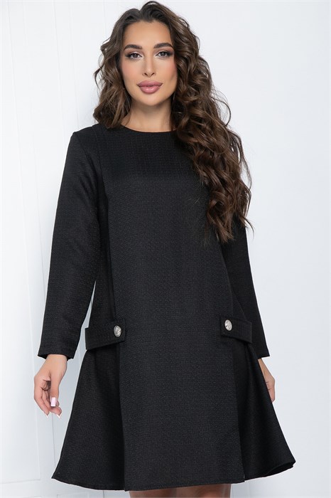 Платье Анкор (черное) П11304 П11304