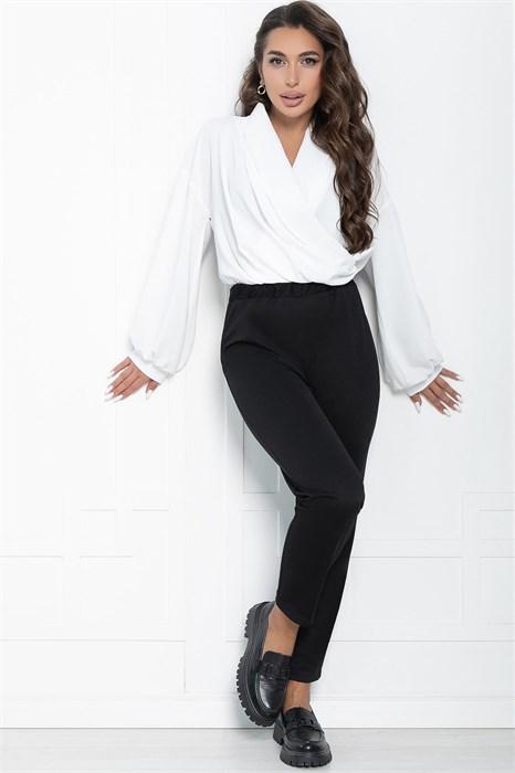 Блуза Незабываемая (белая) Б10887 Б10887