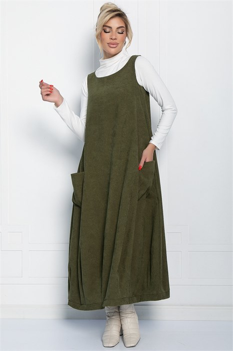 Сарафан В стиле бохо (хаки) П10627 П10627