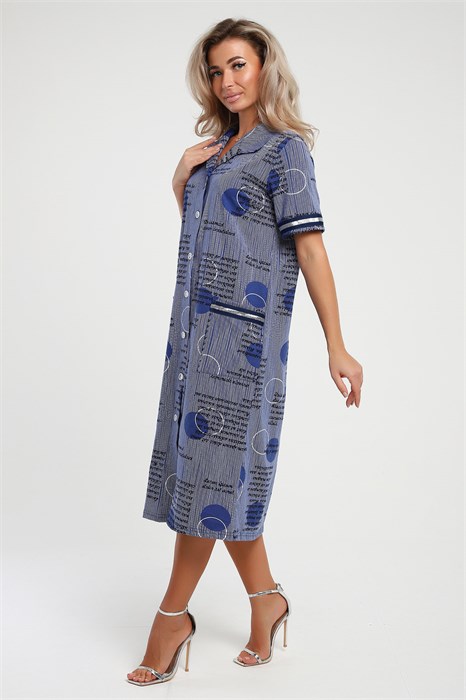 Халат-рубашка женский 51143 51946 - фото 458464