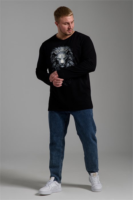 8546 Футболка с длинным рукавом мужская 53556