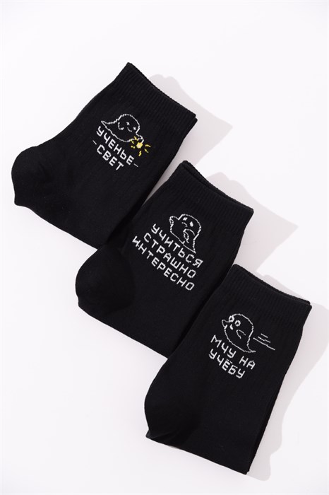 Носки мужские Мчу на учебу (набор 3 пары) 54123