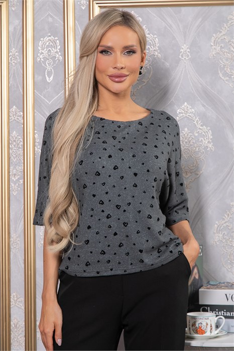 Джемпер трикотажный Лесси (серый) Б14763-10М Б14763-10М