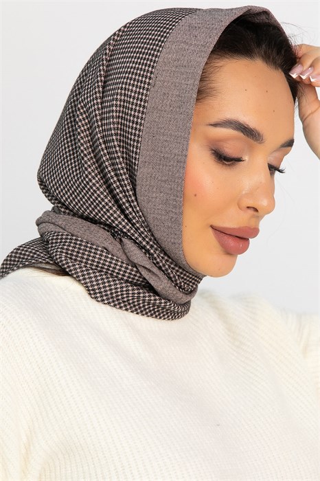Косынка с отворотом (коричневое зернышко) КО17-23М КО17-23М