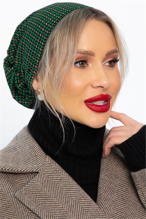 Чалма с резинкой (зелено-бежевая) ЧР9-23М ЧР9-23М