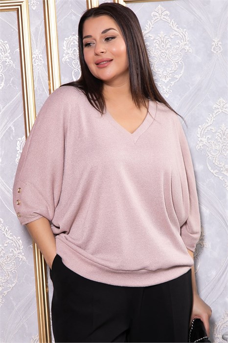Блуза Вэнсдей (пудровая) Б14822-4М Б14822-4М